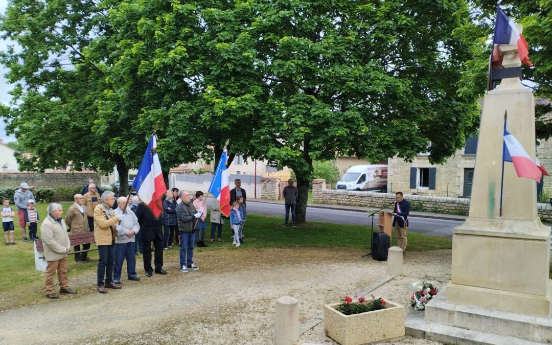 Cérémonie du 8 mai à Bignoux