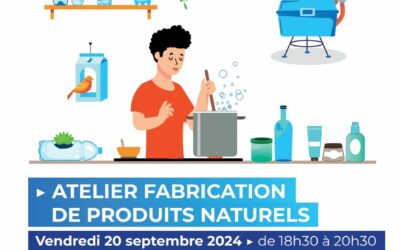 ATELIER DE FABRICATION DE PRODUITS NATURELS: INSCRIPTION EN MAIRIE.