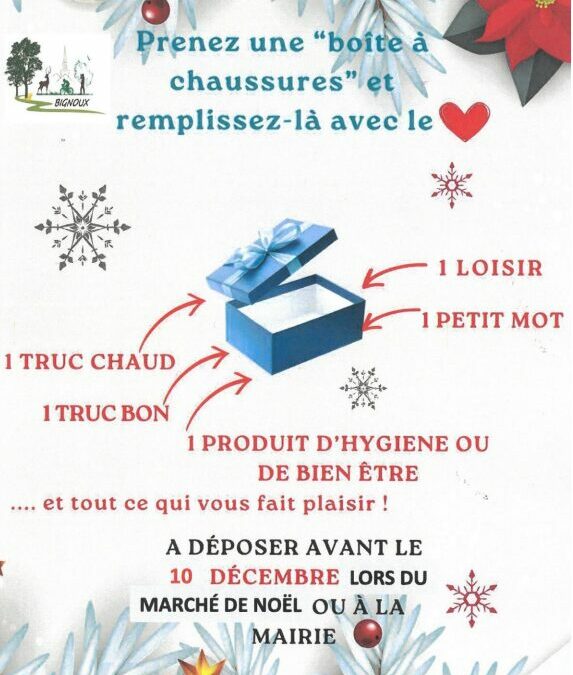 Collecte de boîte à cadeaux